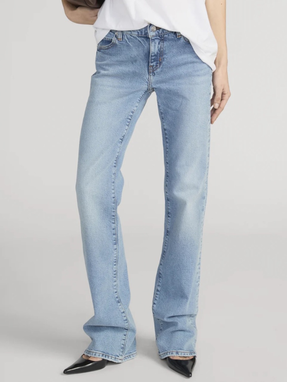 FRAME The Rodeo Low Rise Bootcut Jeans Spirit Wash Size 25 NWT $298 - Picture 2 of 13
